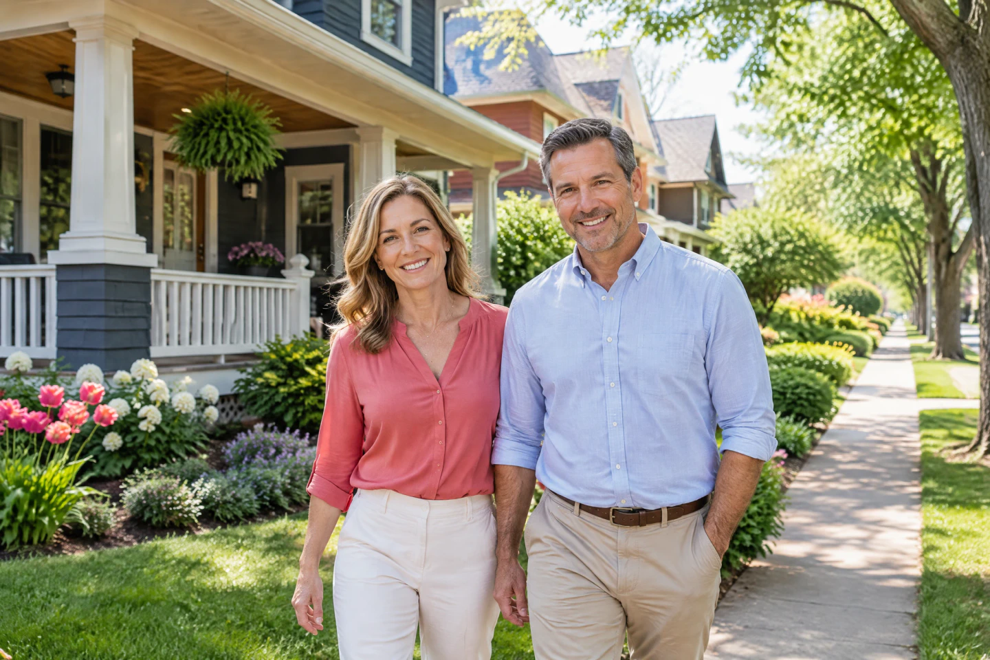 Happy Buffalo homeowners